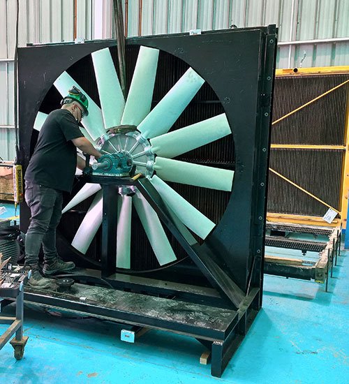 Diseño y Fabricación Conjunto Motoventilador Garantizamos un diseño óptimo y personalizado Equilibrado dinámico para hélices en general