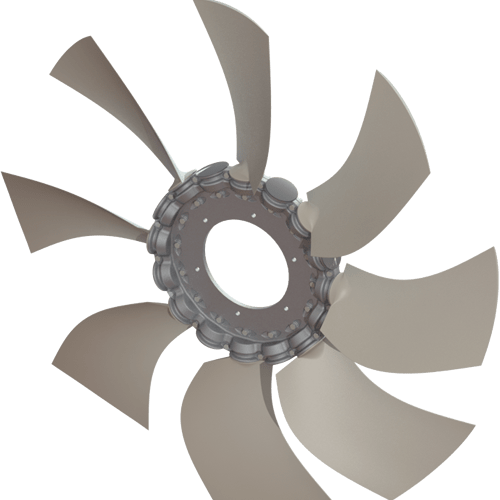 Ventiladores axiales Sickle